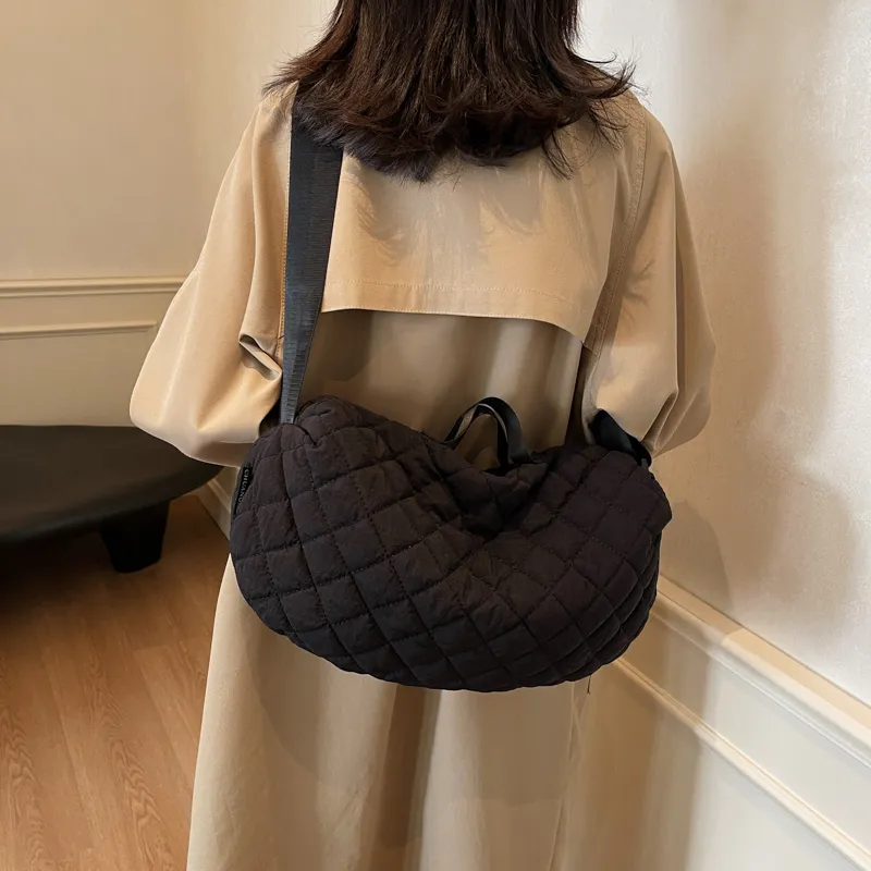 GOX Nylon Handbag Regular Unisex Ecru/Black/Khaki/Coffee/Green-10