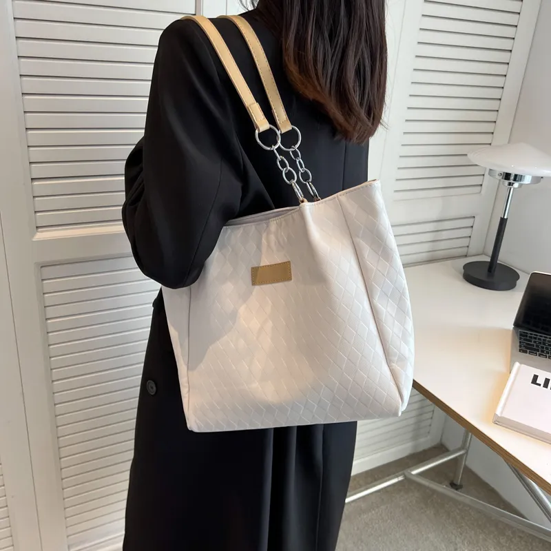 GOX PU Shoulder Bag Regular Women's Black/Khaki/Coffee-8