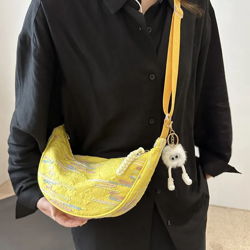 GOX Pu Shoulder Bag Women's White/Black/Yellow/Pink-32