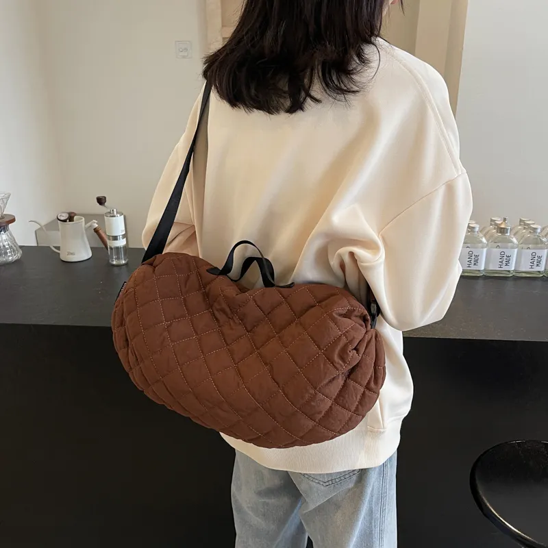 GOX Nylon Handbag Regular Unisex Ecru/Black/Khaki/Coffee/Green-23
