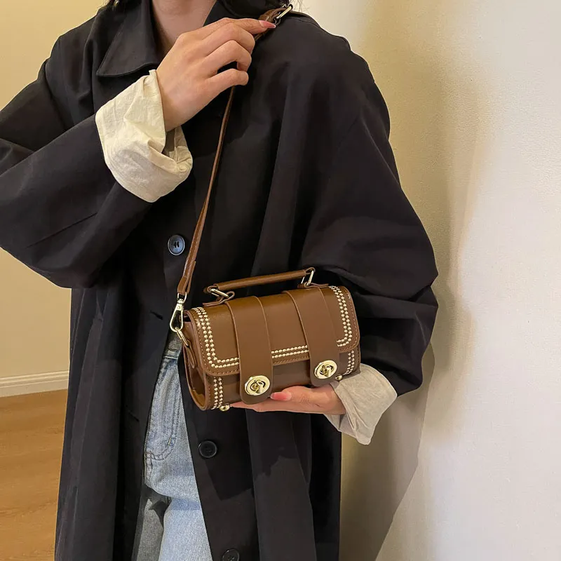 GOX Handbags Coffee+Exquisite Shopping Bag-2