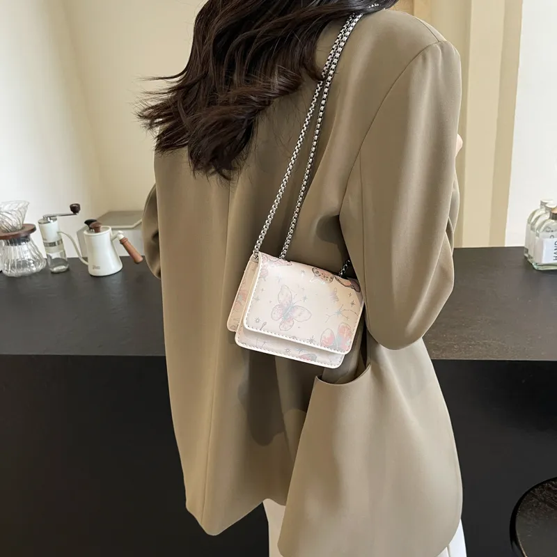GOX PU Shoulder Bag Regular Women's Silver/Black/Pink-31