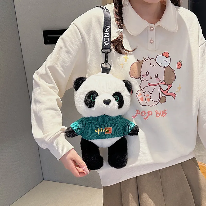 GOX Plush Sling Bag Crossbody Bag Regular Women's White-4
