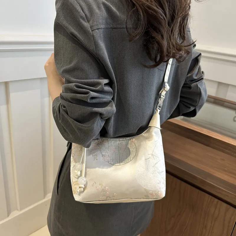GOX Pu Shoulder Bag, Crossbody Bag Regular Women's White/Blue/Pink-3