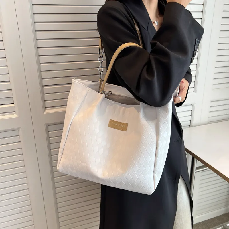 GOX PU Shoulder Bag Regular Women's Black/Khaki/Coffee-7
