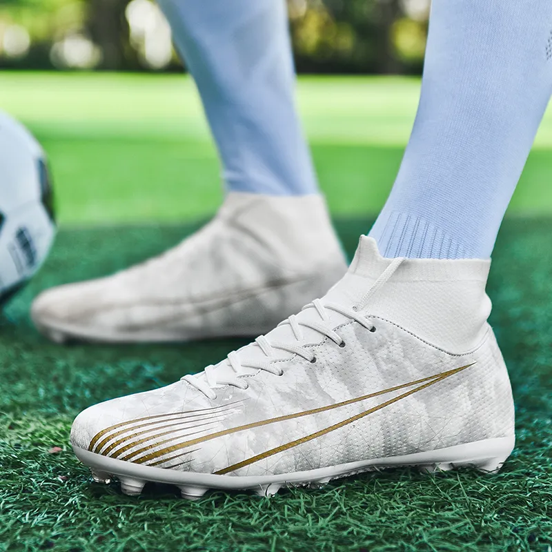 GERTOP Cushioning, Slip Resistant, Abrasion Resistant, Breathable, Balance, Lightweight Soccer Shoes Unisex-12