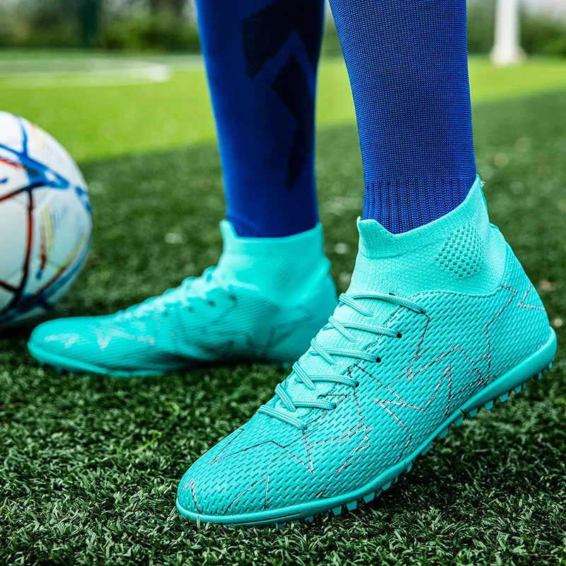 GERTOP Anti-Slip Wear-Resistant Breathable Supportive Balance-Enhancing Lightweight Soccer Shoes Unisex-14