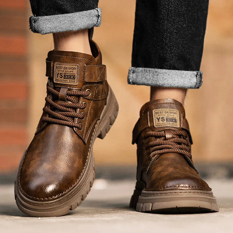 GERTOP Martin Boots Men-4