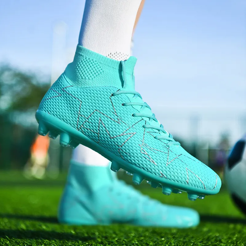 GERTOP Anti-Slip Wear-Resistant Breathable Supportive Balance-Enhancing Lightweight Soccer Shoes Unisex-30