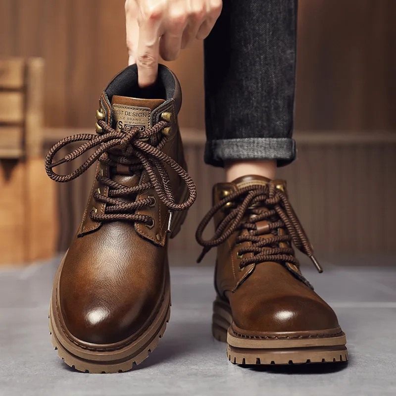 GERTOP Martin Boots Men-9