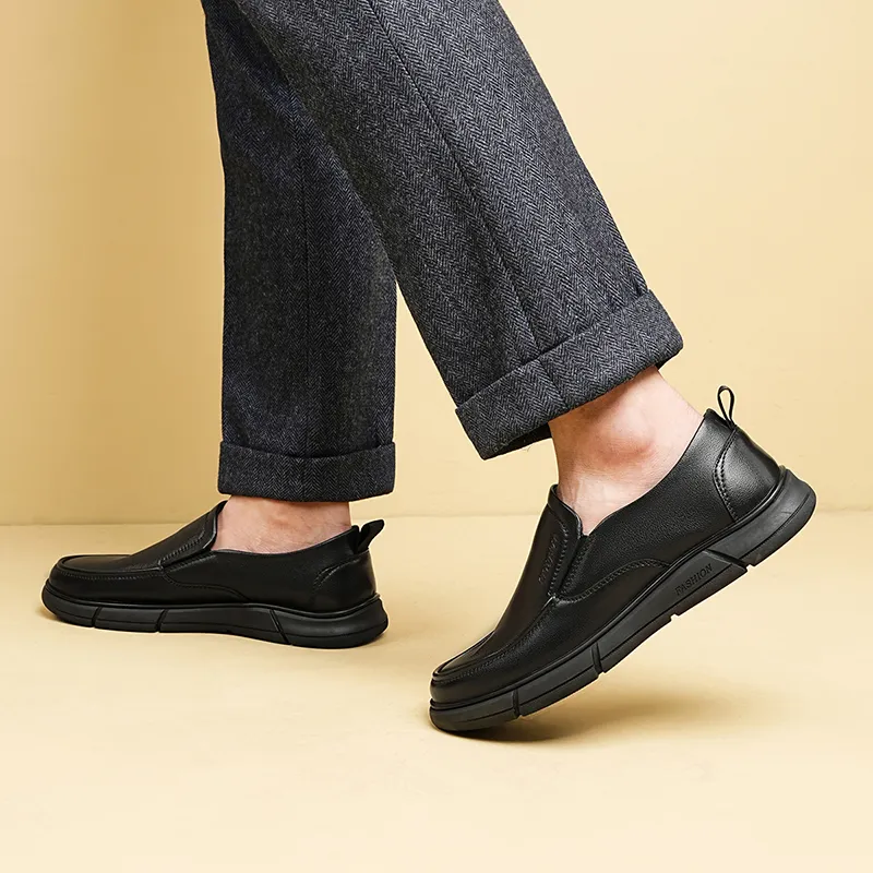 GERTOP Casual Shoes Men's Black-5