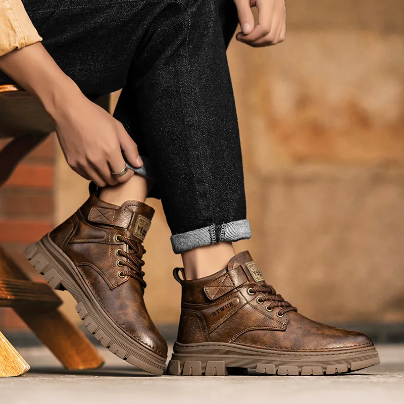 GERTOP Martin Boots Men-2