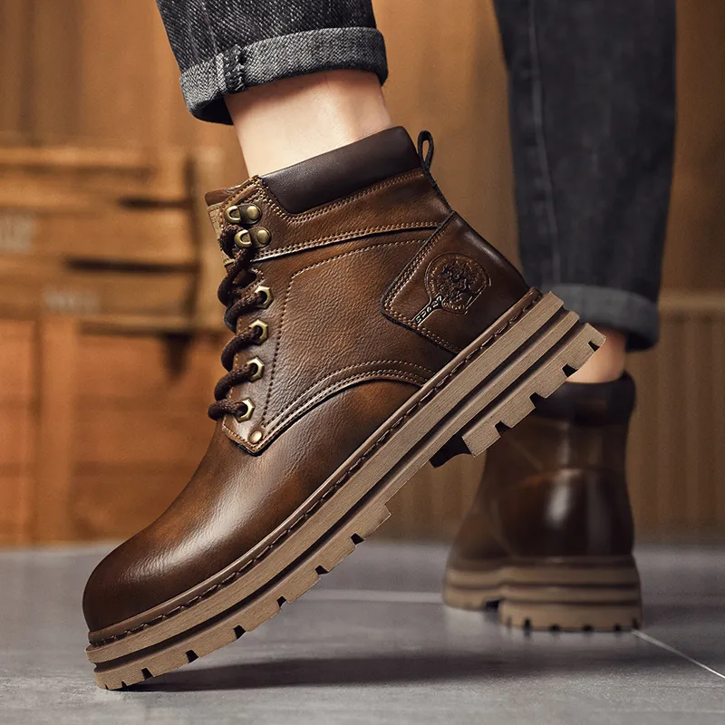 GERTOP Martin Boots Men-17