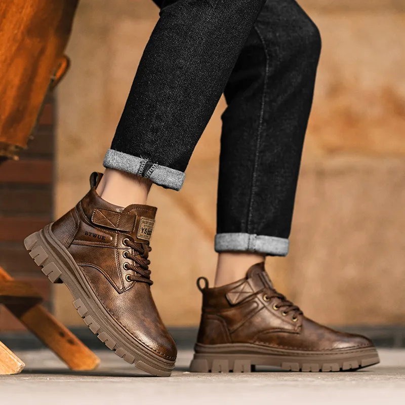 GERTOP Martin Boots Men-3