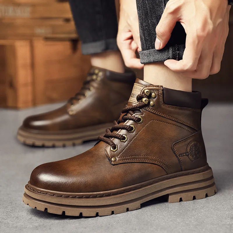 GERTOP Martin Boots Men-18