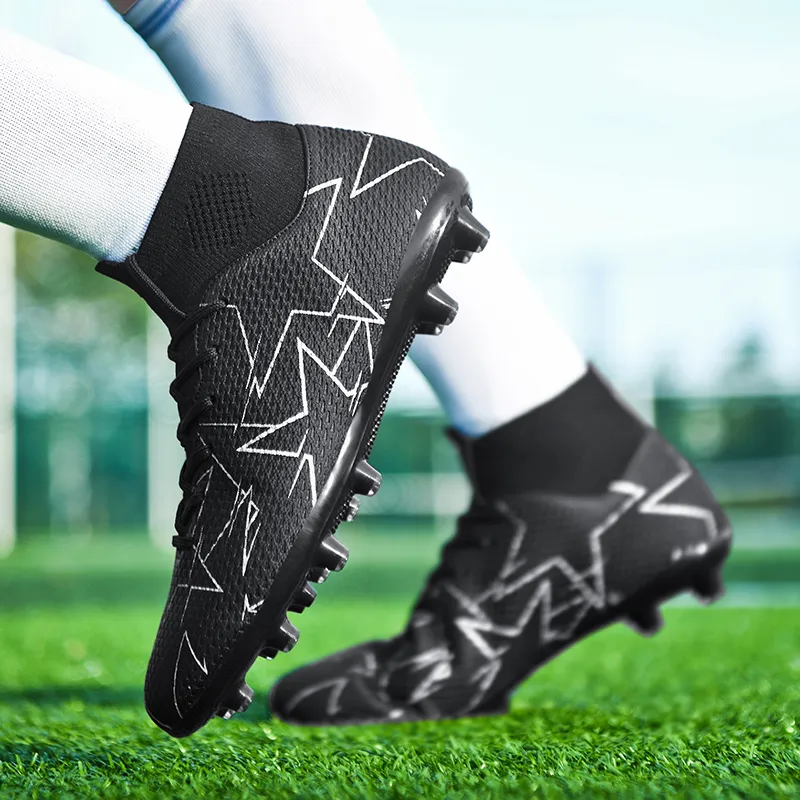 GERTOP Anti-Slip Wear-Resistant Breathable Supportive Balance-Enhancing Lightweight Soccer Shoes Unisex-20