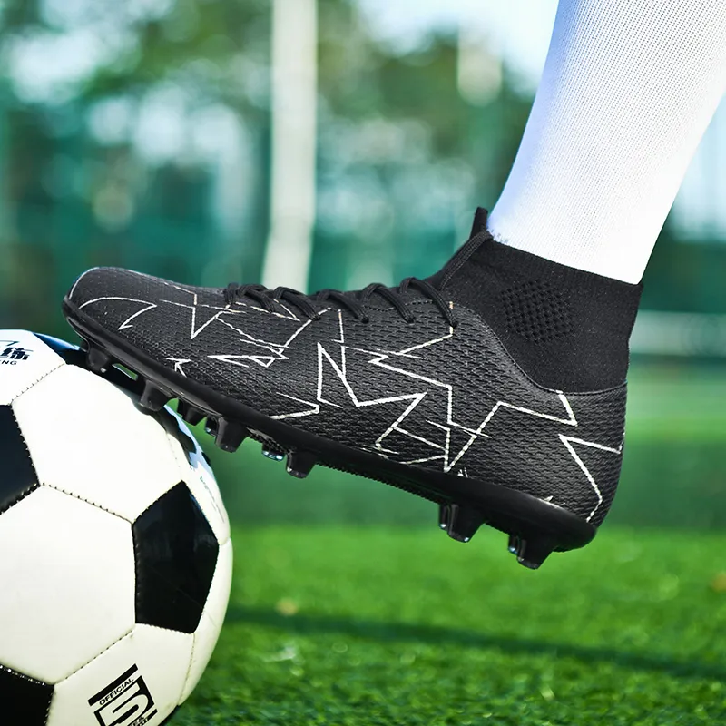 GERTOP Anti-Slip Wear-Resistant Breathable Supportive Balance-Enhancing Lightweight Soccer Shoes Unisex-18