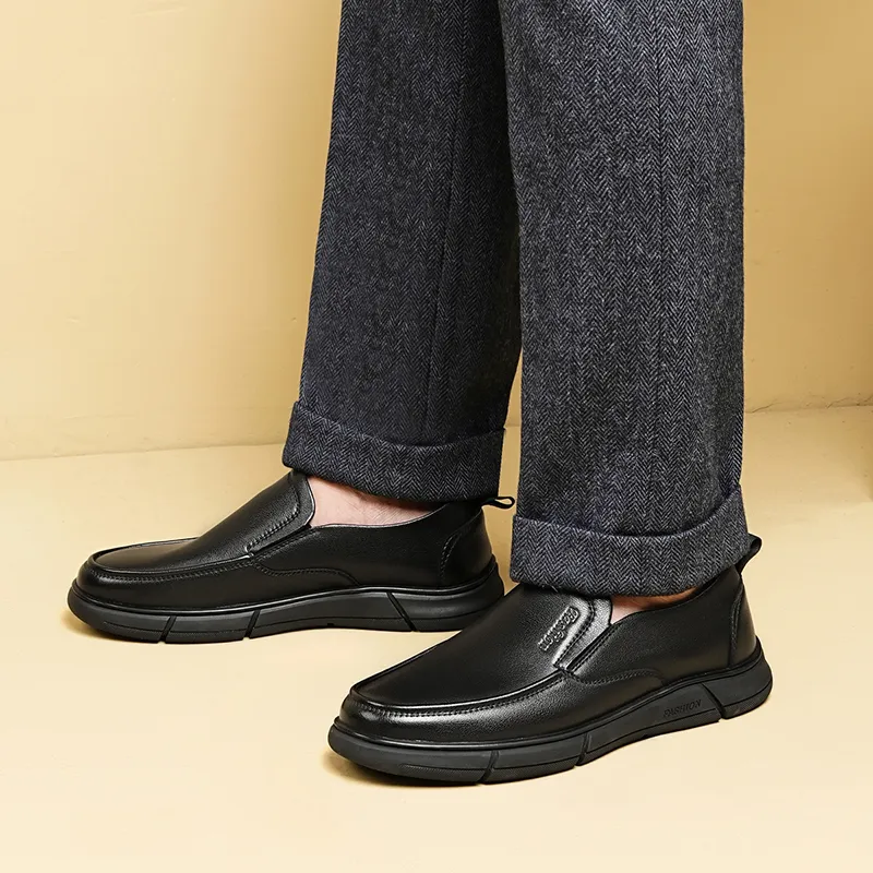 GERTOP Casual Shoes Men's Black-6