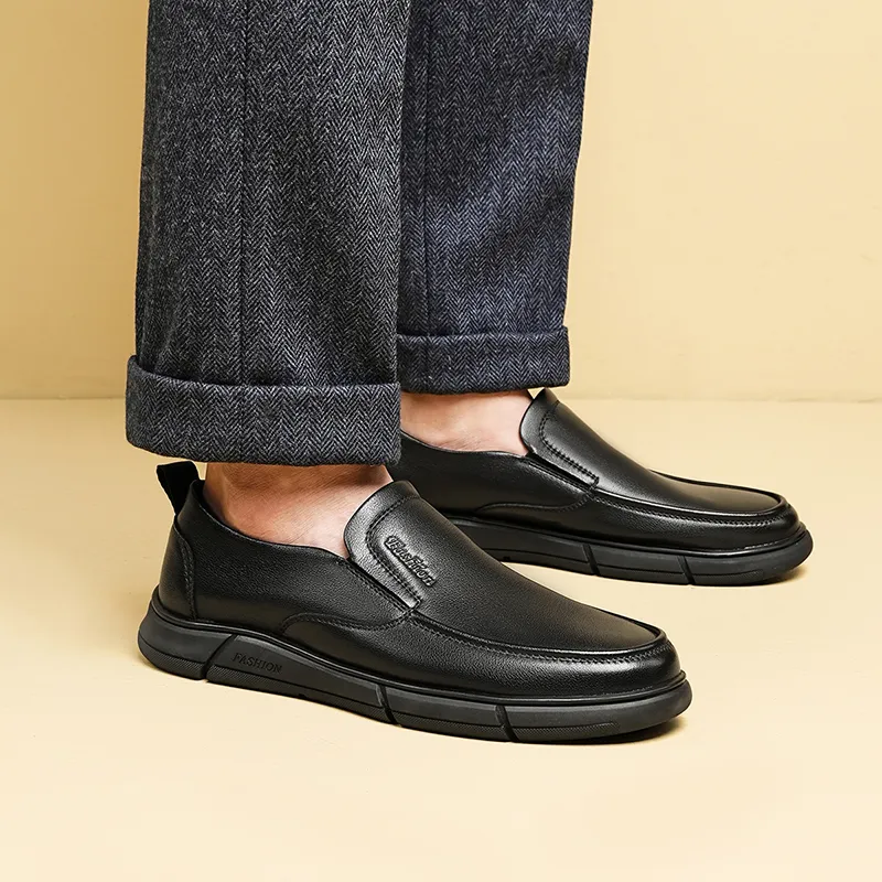 GERTOP Casual Shoes Men's Black-4