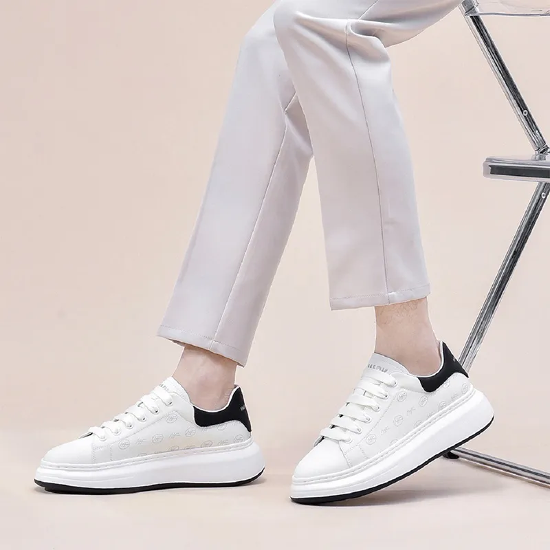 FAIRWHALE Breathable Low Top Stylish Skateboarding Shoes Men's-2