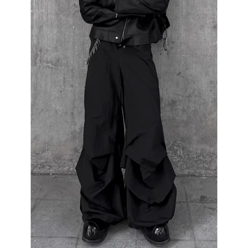 Vine Color Casual Pants Women's Black-5