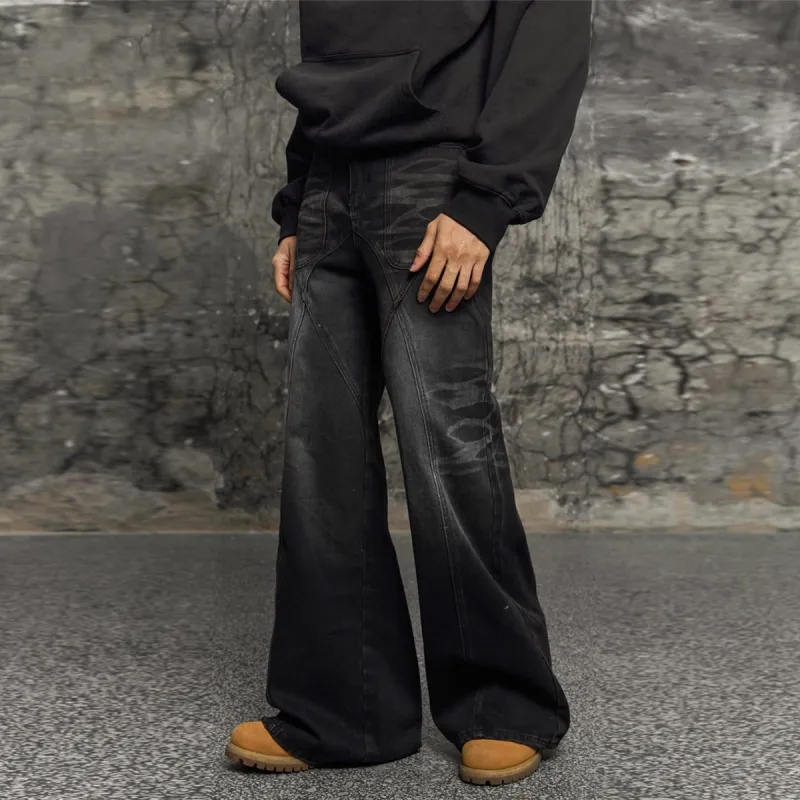 Vine Color Jeans Unisex Black-3