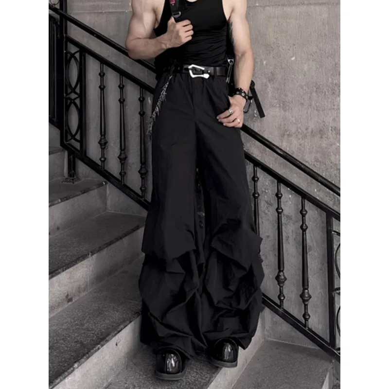 Vine Color Casual Pants Women's Black-4
