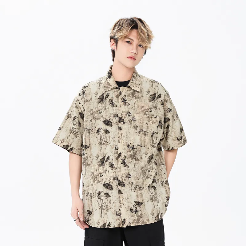 Vine Color Shirt Unisex Apricot-2