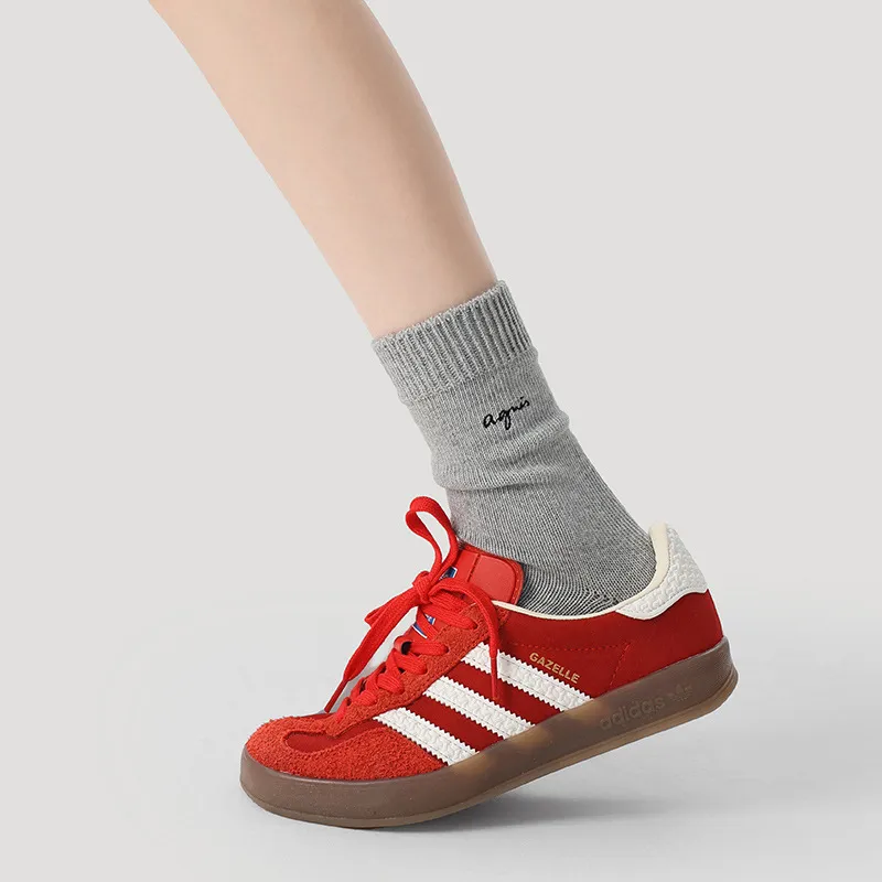 Vine Color Mid Calf Socks Unisex 3 Pack-7