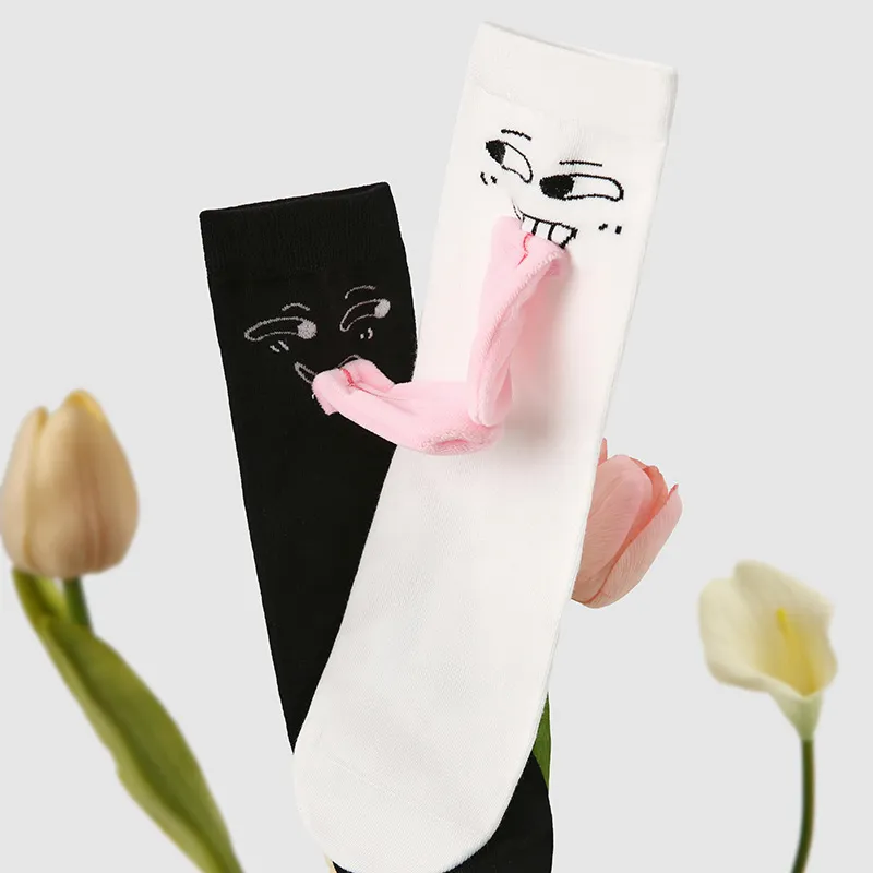 Vine Color Mid Calf Socks Unisex 4 Pack-3