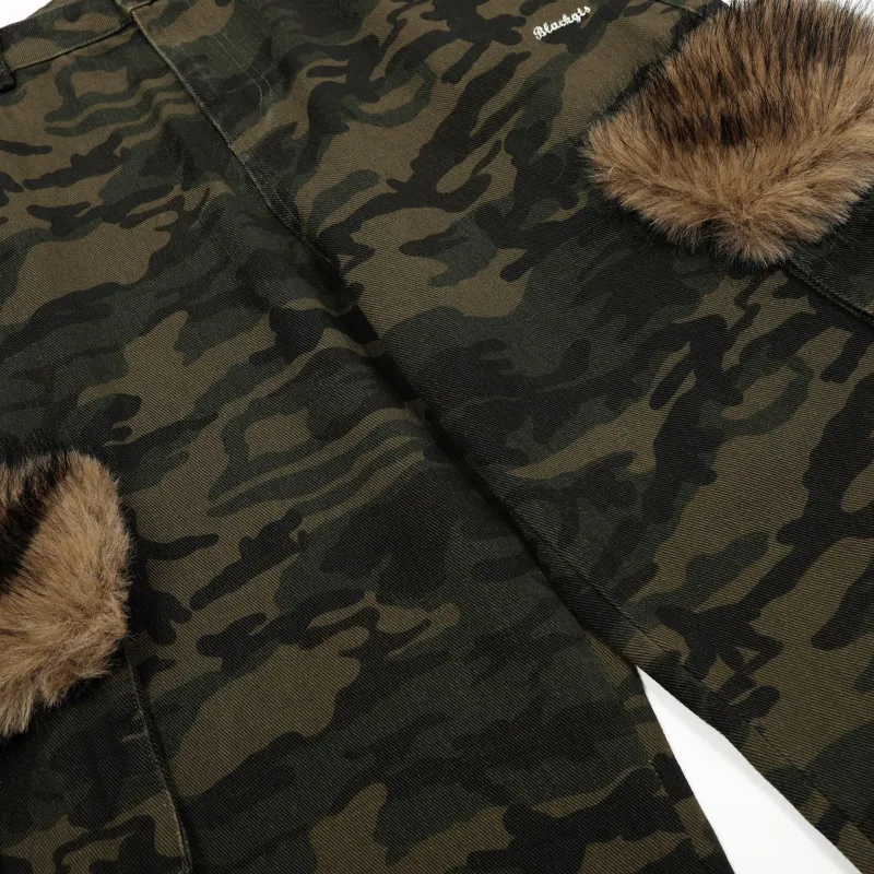 Vine Color Cargo Pants Unisex Camouflage-3