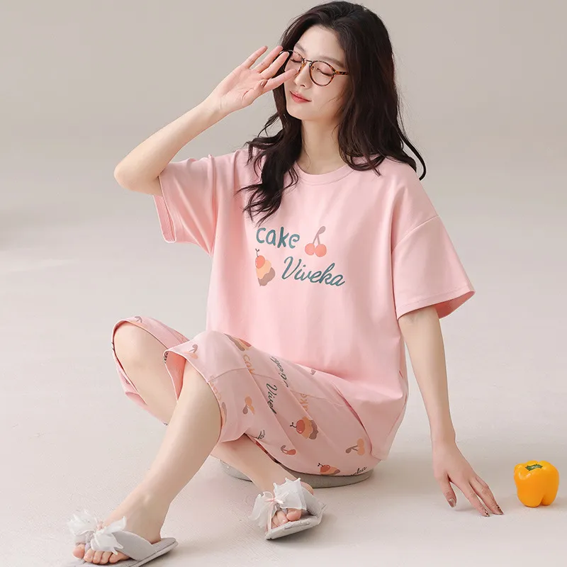 Vine Color Women's Pajama Sets-5