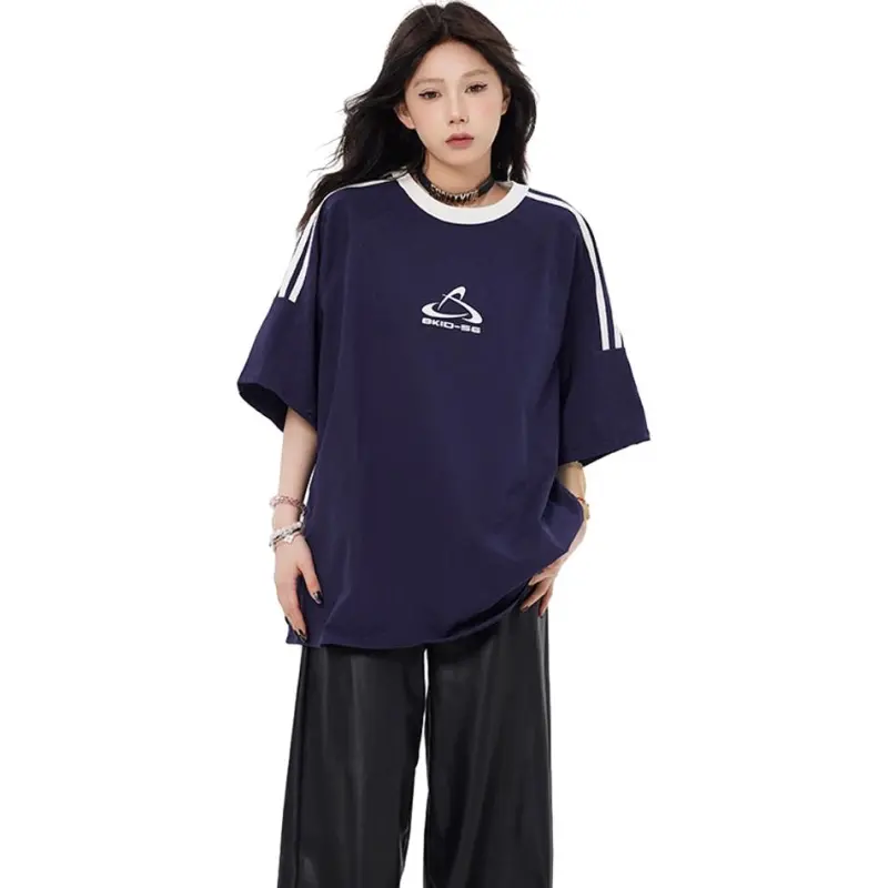 Vine Color Raglan Sleeve T Shirt Women's-10