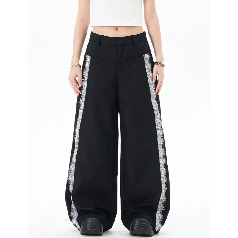 Vine Color Casual Pants Women's-3