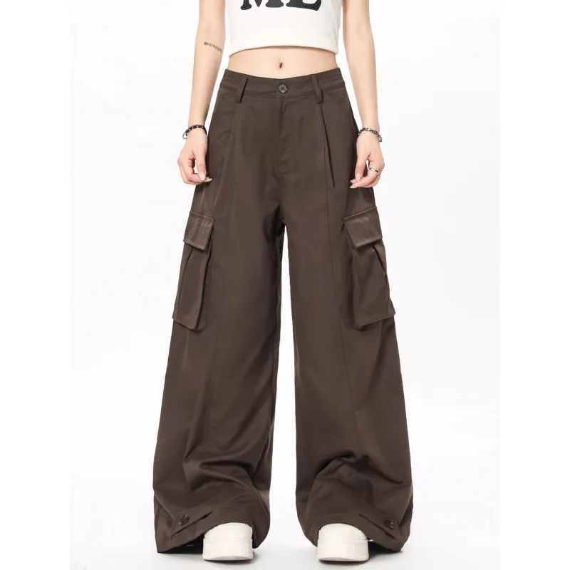 Vine Color Cargo Pants Unisex-7