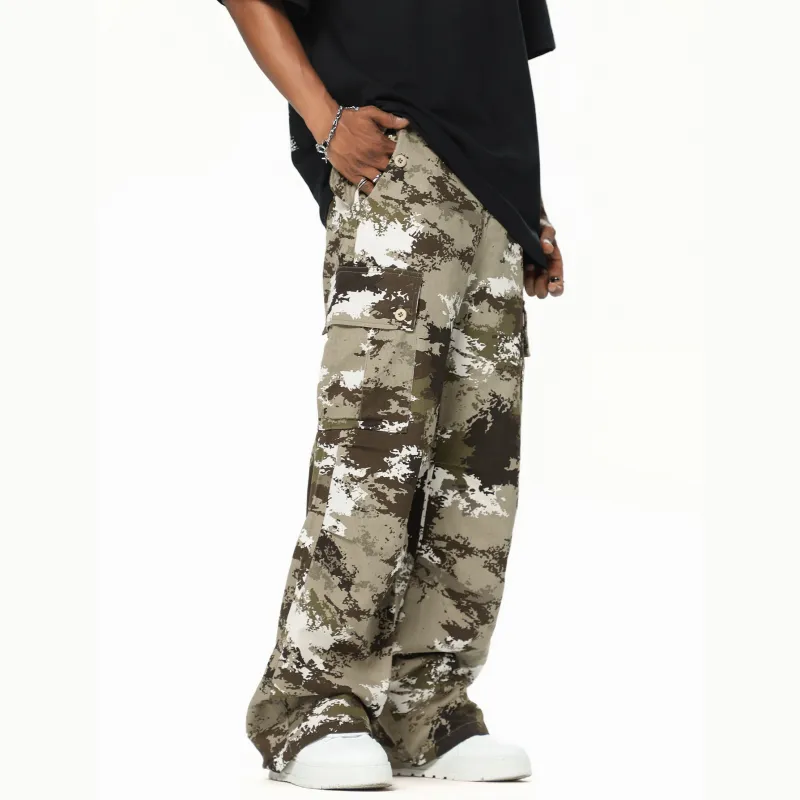 Vine Color Casual Pants Women's-2