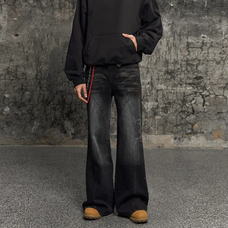 Vine Color Jeans Unisex Black-2