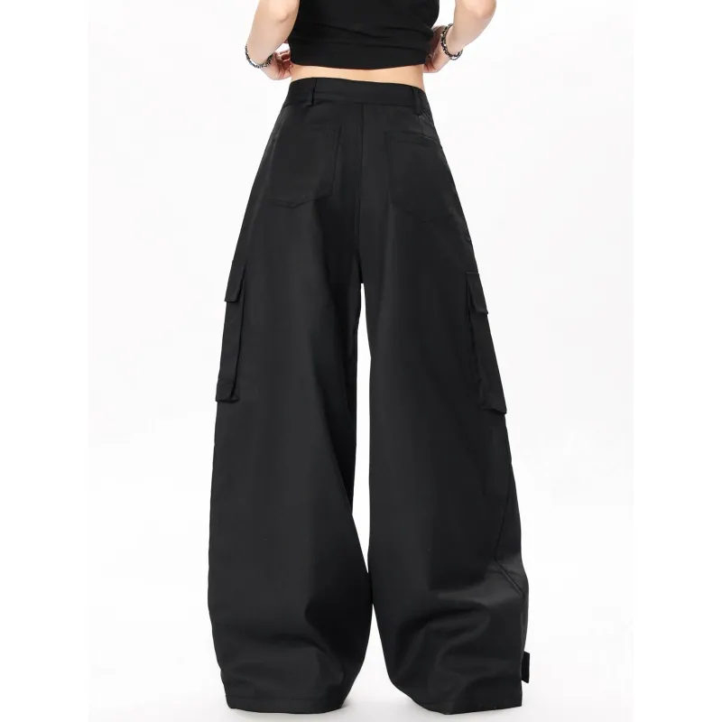 Vine Color Cargo Pants Unisex-3