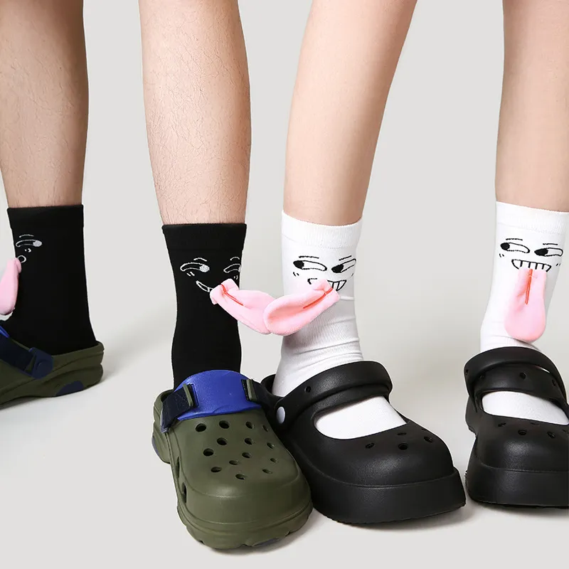 Vine Color Mid Calf Socks Unisex 4 Pack-2