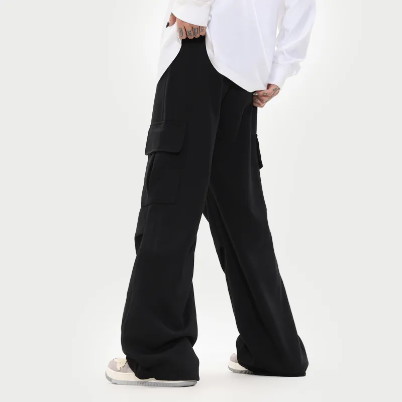Vine Color Casual Pants Unisex-3