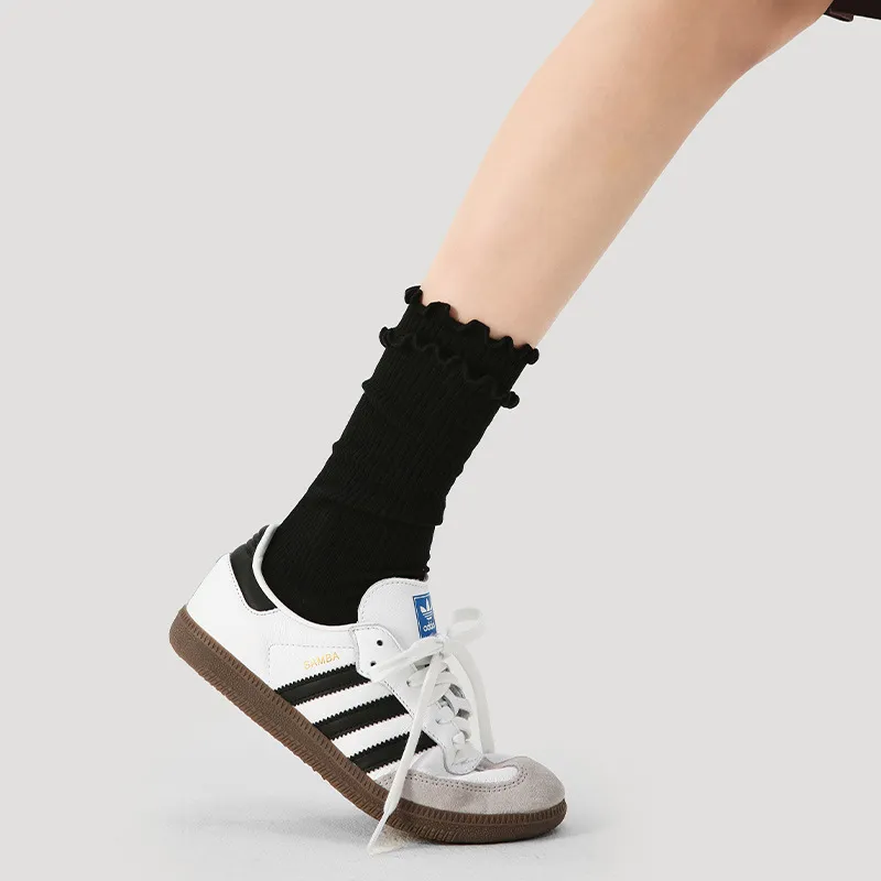 Vine Color Mid Calf Socks Unisex 3 Pack-3