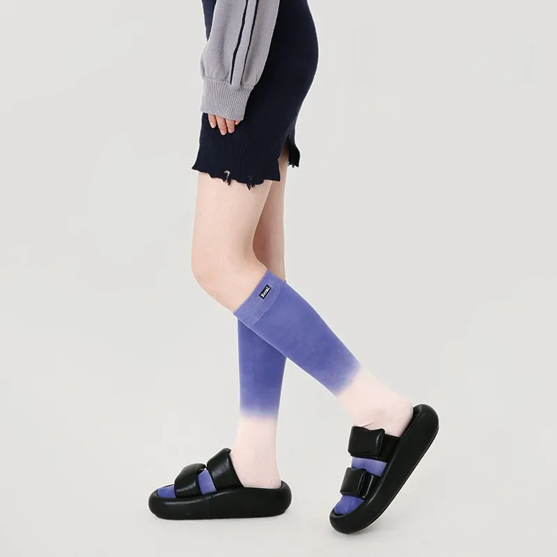 Vine Color Knee High Socks Unisex 3 Pack-2