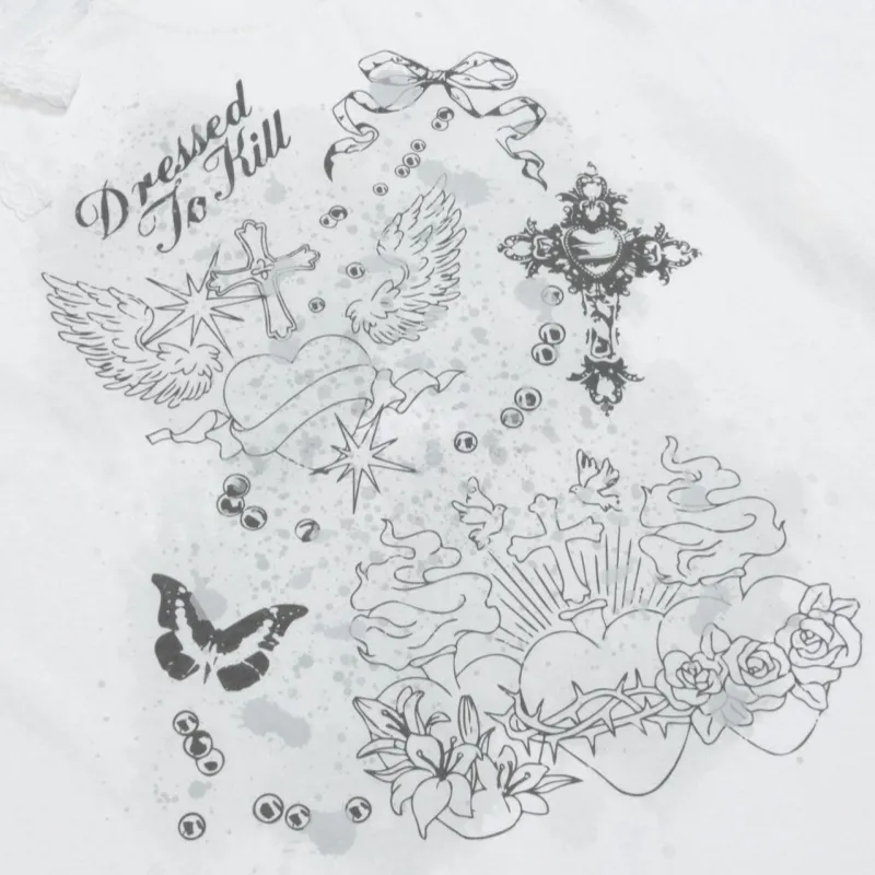 Vine Color T Shirt Women's White-4