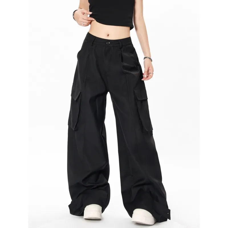 Vine Color Cargo Pants Unisex-4