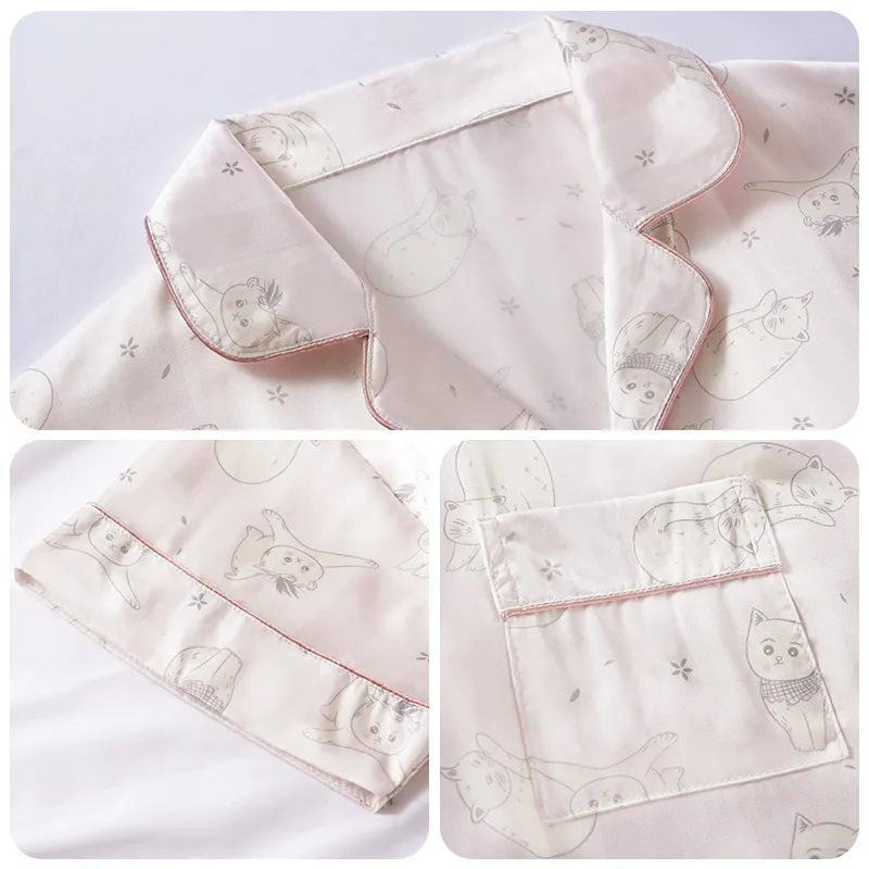 Vine Color Women's Pajama Sets-1