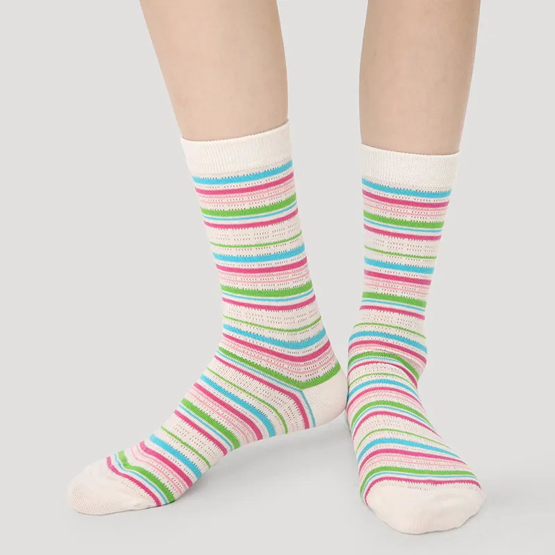 Vine Color Mid-Calf Socks Unisex 5 Pack Time Stands Still-2