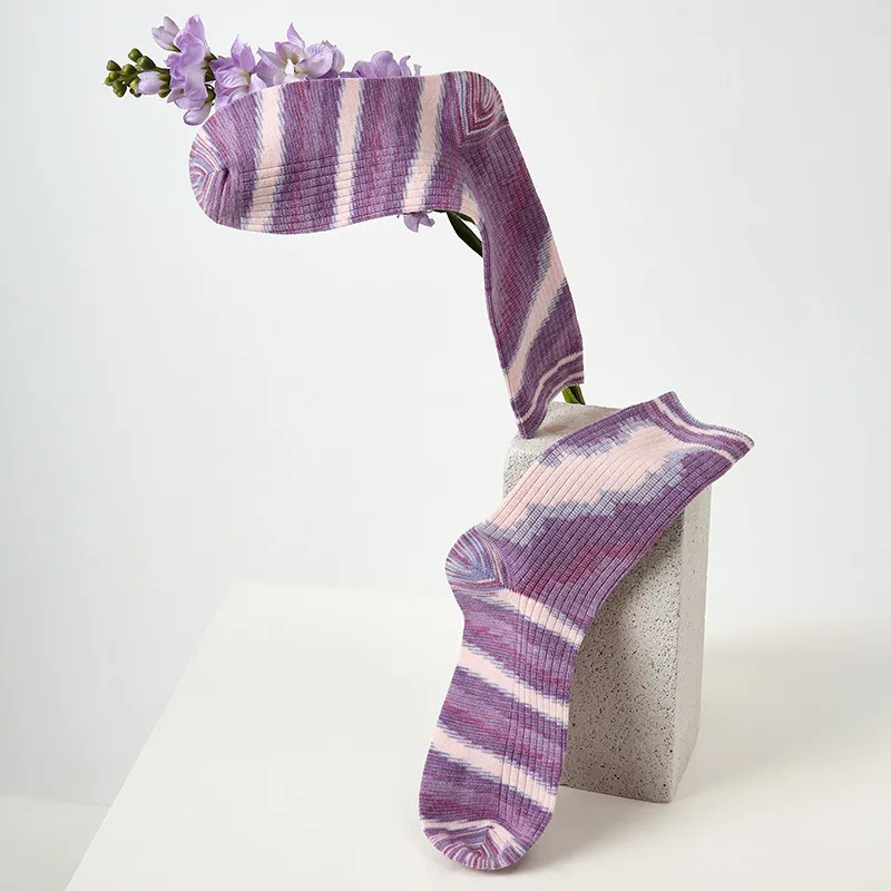 Vine Color Mid Calf Socks Unisex 3 Pack A Pillow Of Huian-3