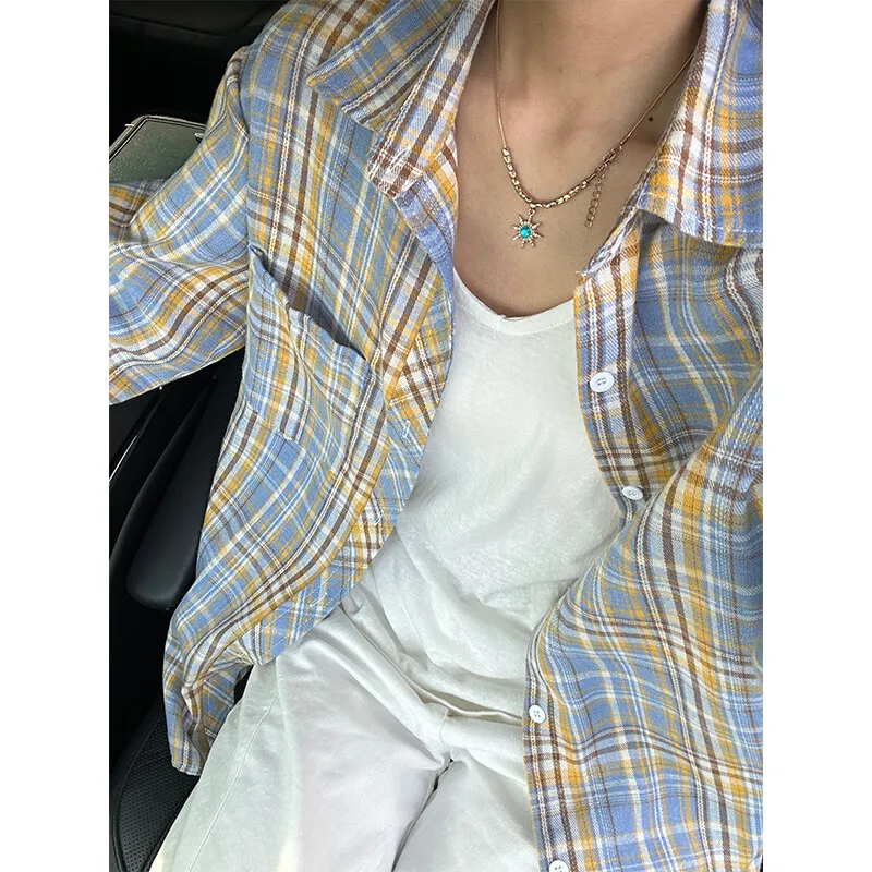 VPDP Shirts Unisex Yellow Plaid-4