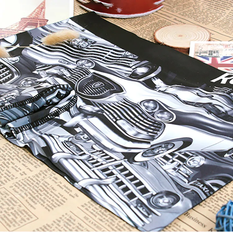 KAMASANA Underpants Men's Vintage Motorcycle-4