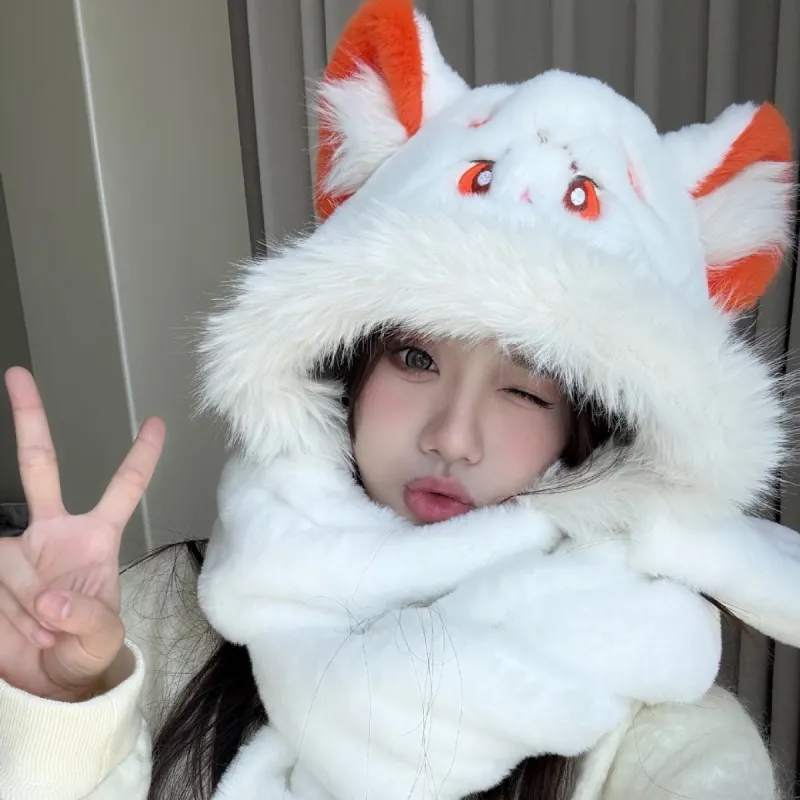 DZP Polyester Hoods & Plush Hats Unisex-2